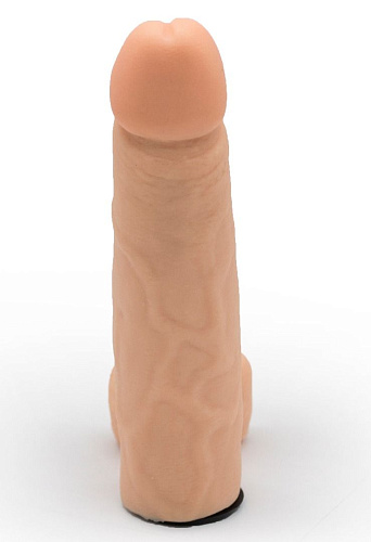 Фаллоимитатор телесного цвета на трусиках с плагом LOVETOY (А-Полимер) 281803 (16,5 см)