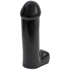 Большой чёрный фаллоимитатор Doc Johnson Giant Cock With Balls 0236-03-BU (28 см)