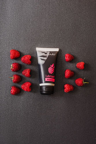Съедобный лубрикант с ароматом малины JuJu 7449JU (50 мл)