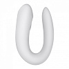 Белый вибратор для пар с управлением через приложение Satisfyer Double Joy J2008-16-2