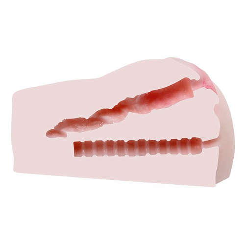 Мастурбатор телесного цвета с вибрацией Baile Japanese School Girl BM-009131S