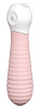 Розовый силиконовый мини-вибромассажёр Dream Toys RIBBED BABY BOO 21387 (12 см)