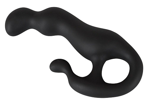 Чёрный массажёр простаты без вибрации Orion 0511366 (18 см)