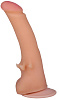 Телесный фаллоимитатор на присоске со стимулирующими усиками LOVETOY (А-Полимер) 815000 (19 см)