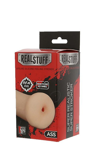 Мастурбатор-анус телесного цвета Dream Toys REALSTUFF 4.5INCH MASTURBATOR ASS 20641
