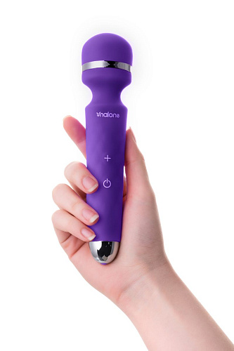 Фиолетовый вибромассажёр Nalone Rock VS-VR32З-5