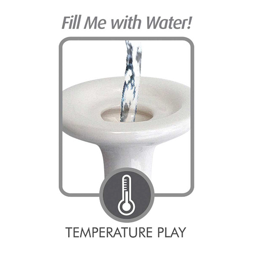 Керамический чёрно-белый стимулятор Pipedream CERAMIX №6 PD4906-00