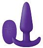 Фиолетовая анальная вибропробка с пультом ДУ NS Novelties Luxe Zenith Wireless Plug NSN-0208-75 (9,9 см)