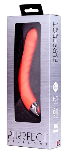 Оранжевый G-вибратор из силикона Dream Toys PURRFECT SILICONE G-SPOT VIBRATOR 20960 (16,5 см)