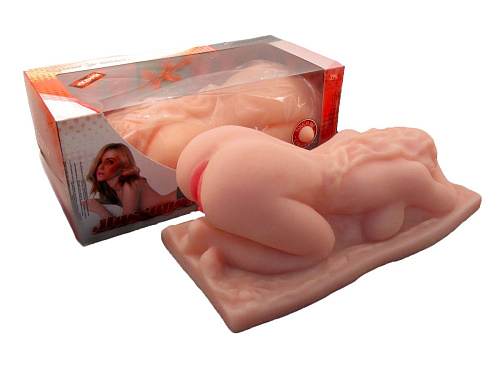 Мастурбатор телесногоо цвета из киберкожи в виде женской фигурки LOVETOY (А-Полимер) 657803