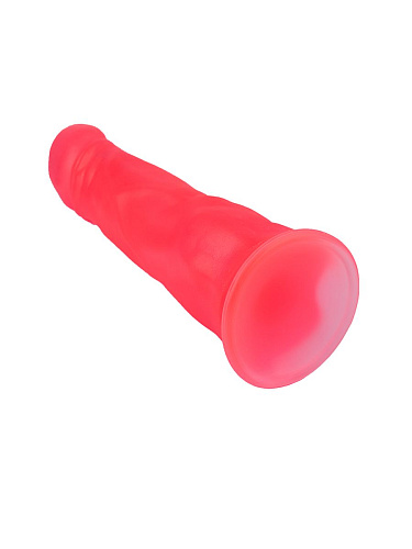 Розовый фаллоимитатор на присоске LOVETOY (А-Полимер) 210100