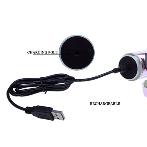 Розовый вибратор-бабочка Baile Throbbing Butterfly BW-058007-0101 (29,5 см)