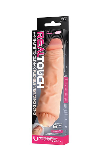 Телесный вибратор-реалистик NMC REAL TOUCH A-MINUTE TO CLIMAX VIBE 111750 (22 см)