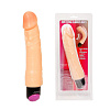 Вибромассажёр-реалистик телесного цвета с гибким хребтом Baile BW-006054 (20 см)
