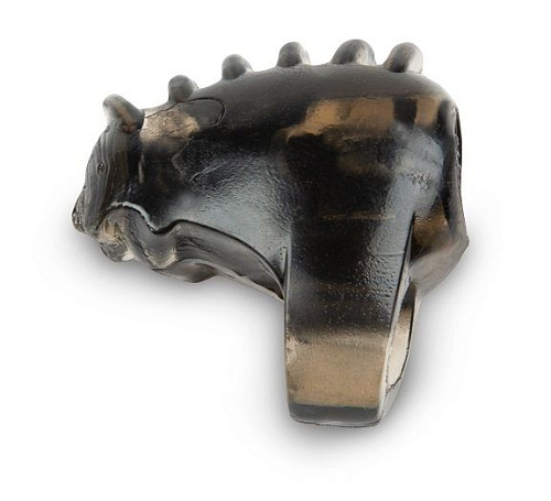 Чёрное кольцо на член с вибрацией Brazzers BRRE013