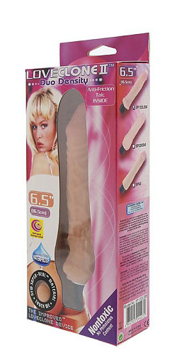 Рельефный реалистичный вибратор телесного цвета NMC 110735 (16,5 см)