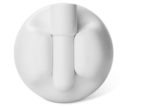 Сребристый мастурбатор-ротик с вибрацией Topco Sales Vulcan Love Skin Masturbator Ripe Mouth Vibe 1600148