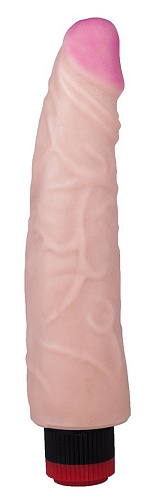 Большой реалистичный вибратор без мошонки телесного цвета LOVETOY (А-Полимер) 801000