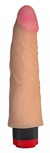 Телесный реалистичный вибратор Сумерки богов №68 3202-68 BX DD (17,5 см)