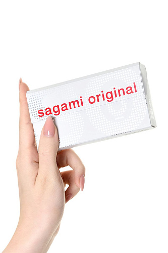 Ультратонкие, прозрачные презервативы Sagami Original 0.02 №6 (6 шт)