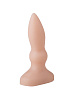 Телесный анальный плаг с каплевидным кончиком LOVETOY (А-Полимер) 442800 (10 см)