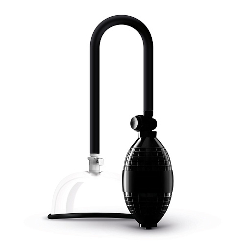 Прозрачная помпа для клитора и вагины с грушей EDC Wholesale SAIZ Basic SAIZ005