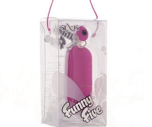 Фиолетовое виброяйцо Sexus Funny Five 931003-4 (8 см)