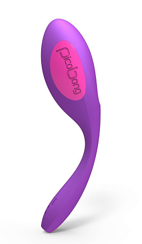 Фиолетовый вибростимулятор с управлением при помощи смартфона PicoBong DIVER EGG VIBE PB3651
