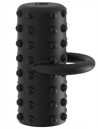 Чёрная вибропулька на палец ML Creation Power Finger ML-PWF-BLK