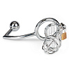 Мужской пояс верности с анальной пробкой EDC Wholesale Sinner Metal Penis Cage With Anal Hook SIN153