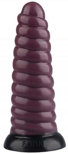 Коричневый рельефная анальная втулка Сумерки богов 1016-31 BX DD (20,5 см)