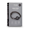 Чёрный силиконовый кляп-шар EDC Wholesale Easytoys Ball Gag With Large Silicone Ball ET275BLK