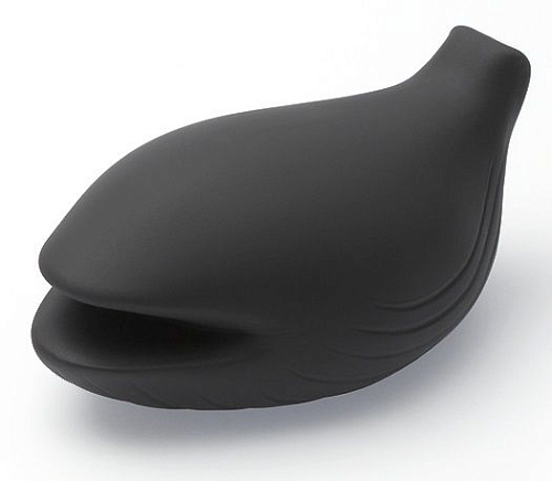 Вибромассажёр чёрного цвета в виде китенка Tenga IROHA YORU E26772