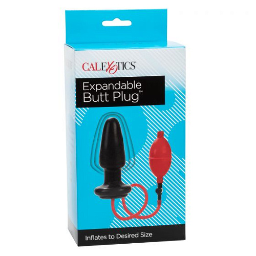 Анальная пробка с функцией подкачки California Exotic Novelties Expandable Butt Plug SE-0427-00-3 (9,5 см)