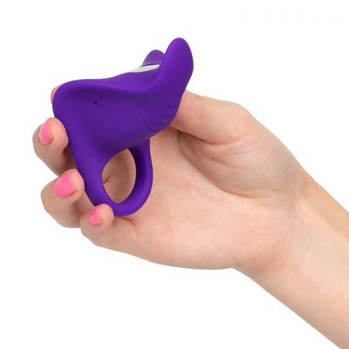 Фиолетовое перезаряжаемое эрекционное кольцо California Exotic Novelties Silicone Remote Orgasm Ring SE-0077-75-3