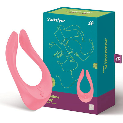 Розовый многофункциональный стимулятор для пар Satisfyer Partner Multifun 2J2018-30