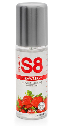 Смазка на водной основе со вкусом клубники Stimul8 Flavored Lube STF7407str (125 мл)
