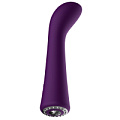 Фиолетовый вибромассажёр для точки G Shots Media BV Glimmer DIS003PUR (20,5 см)