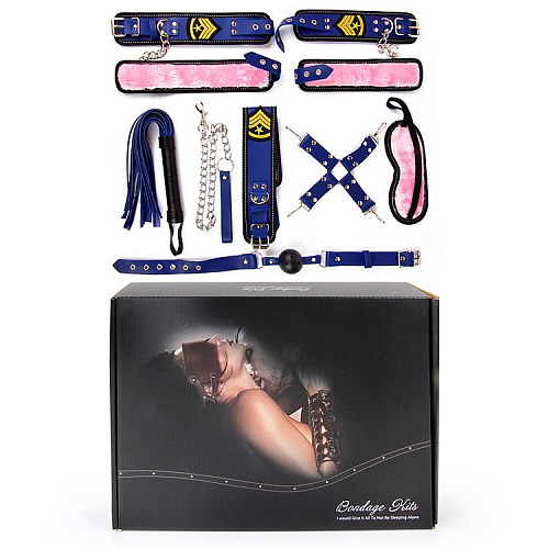 Большой пикантный набор БДСМ-аксессуаров в военной тематике Bior toys NTB-80480