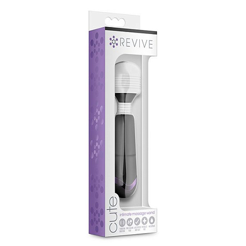 Чёрно-белый жезловый вибратор Blush Novelties CUTE BN-21515