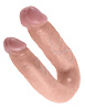 Двусторонний фаллоимитатор телесного цвета Pipedream U-Shaped Medium Double Trouble PD5514-21 (34,6 см)