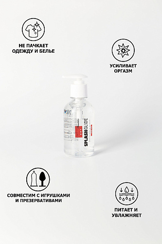 Прозрачный возбуждающий гель-лубрикант Splashglide HOT STIMULATIVE  715743