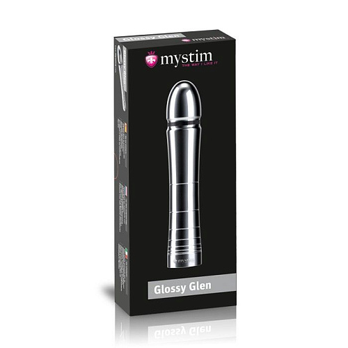 Фаллоимитатор для электростимуляции MyStim Glossy Glen Dildo 46125 (14 см)