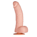 Силиконовый фаллоимитатор телесного цвета на присоске Dream Toys PURRFECT SILICONE DELUXE DONG 8.5INCH 21036 (21 см)