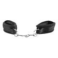 Чёрные наручи с карабинами Sportsheets и Sex Mischief Beginners Handcuffs SS10028