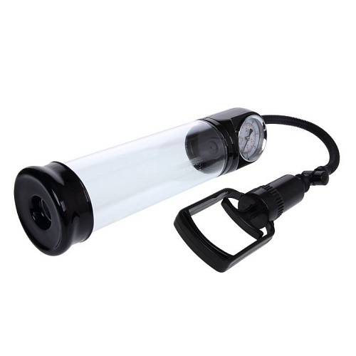 Прозрачная аакуумная помпа с манометром Baile Stallion BM-010088