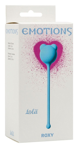 Нежно-голубой вагинальный шарик Lola toys Emotions Roxy 4002-03