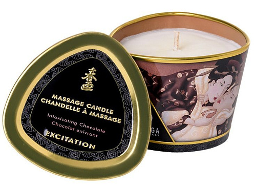 Массажная свеча с ароматом шоколада Shunga Intoxicatin Chocolate  4509