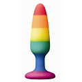 Радужная пробка NS Novelties Colours Pride Edition Pleasure Plug Small NSN-0408-52 (11 см)