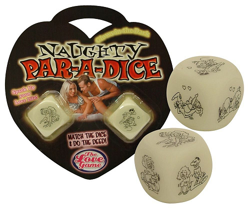 Белые кубики светящиеся в темноте Orion «Секси» 0772054